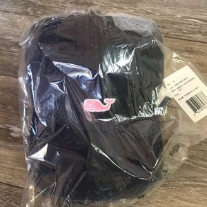 Vineyard vines pink whale navy baseball dad hat
